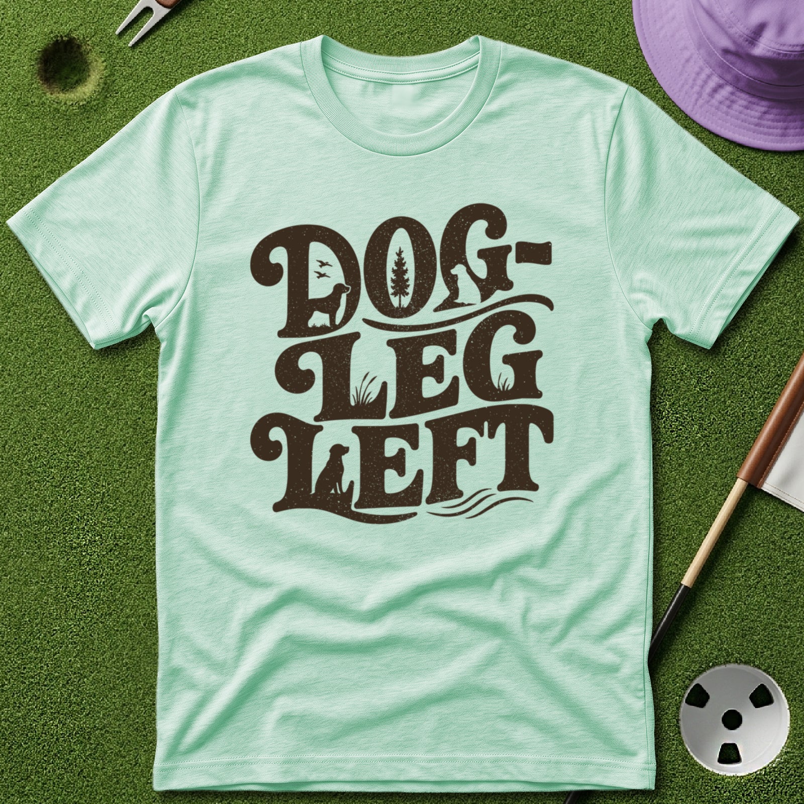 Dog-Leg Left Type T-Shirt