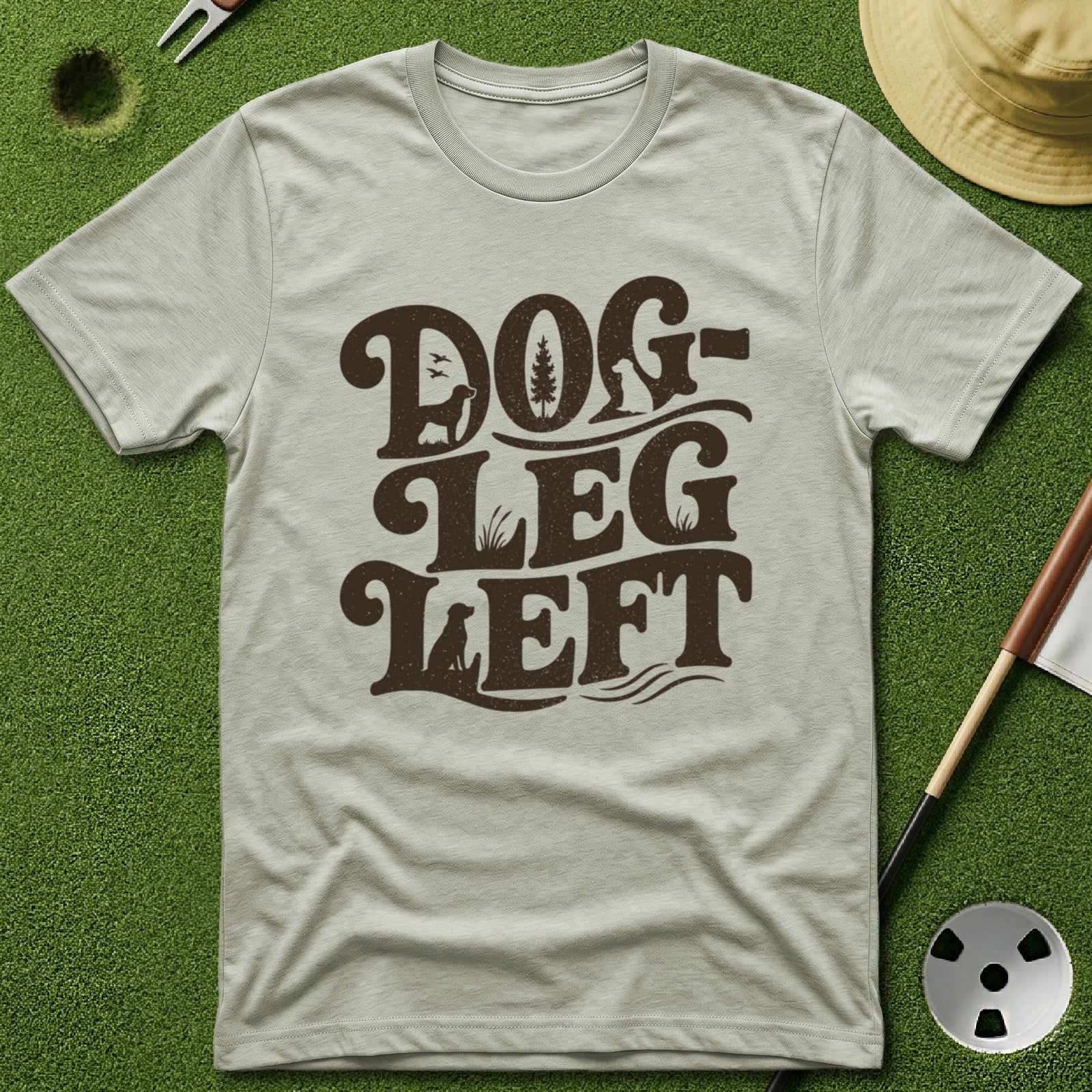 Dog-Leg Left Type T-Shirt