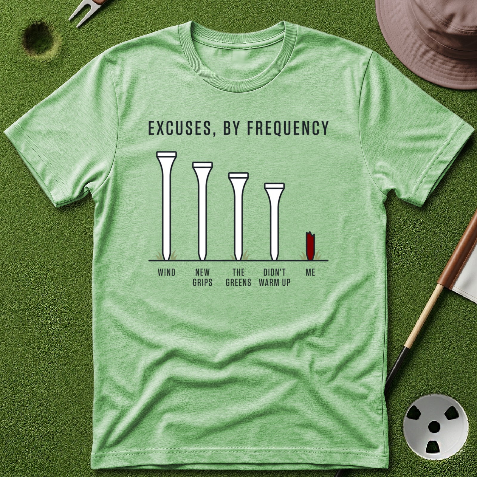 Excuses, by Frequency T-Shirt