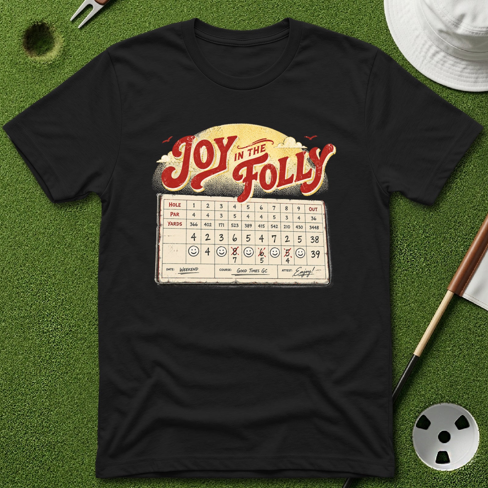 Joy in Folly Scorecard T-Shirt