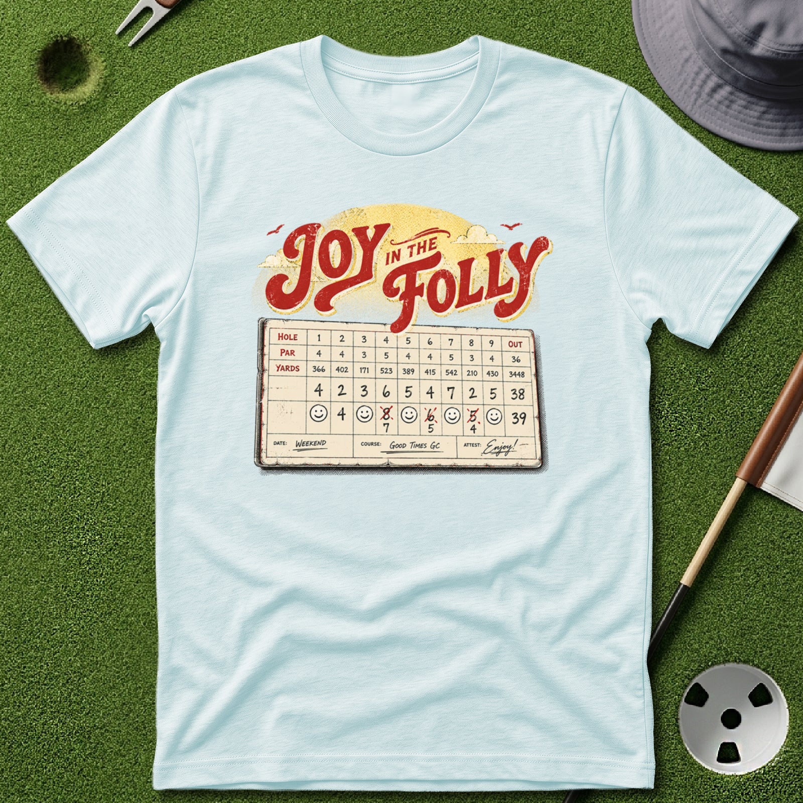 Joy in Folly Scorecard T-Shirt
