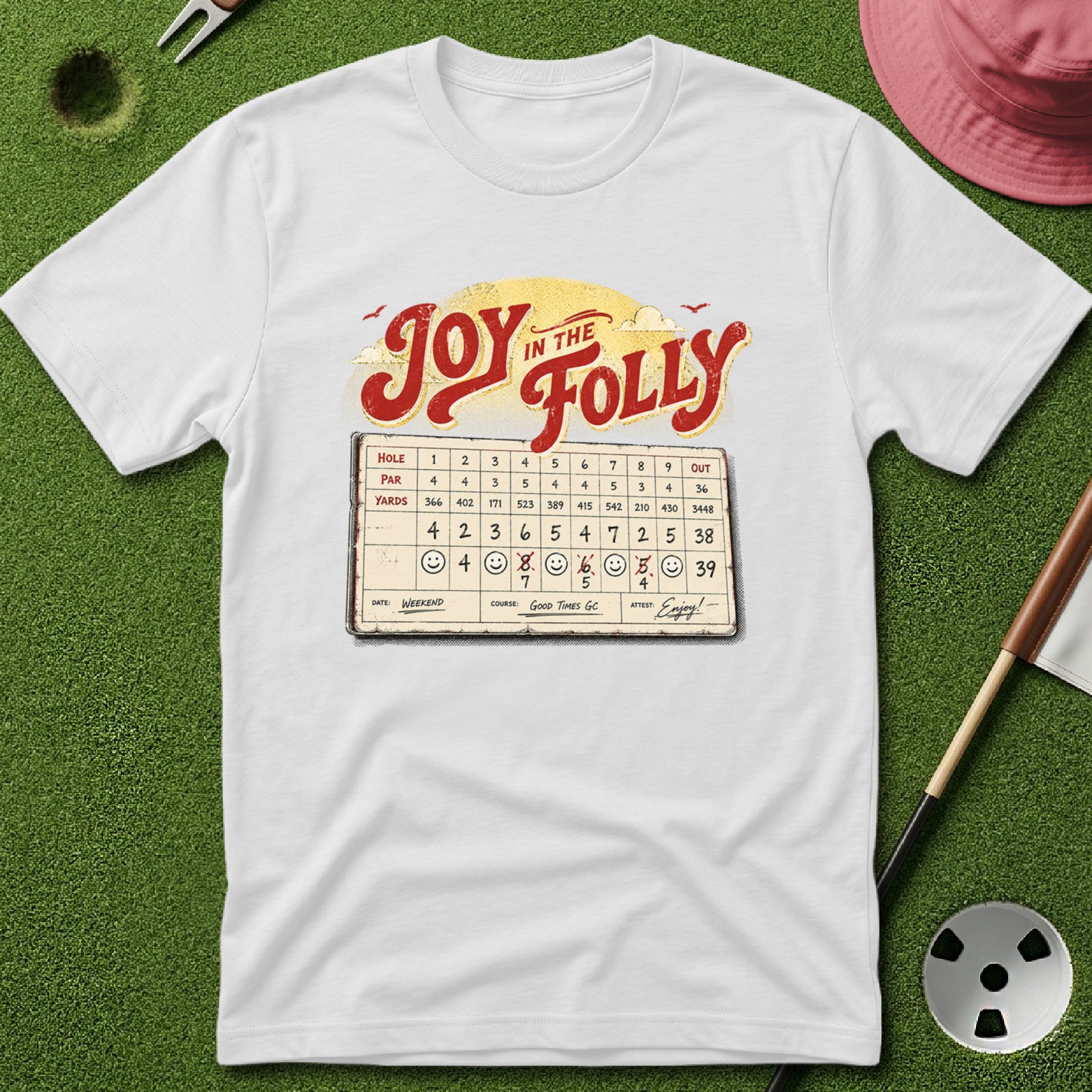 Joy in Folly Scorecard T-Shirt