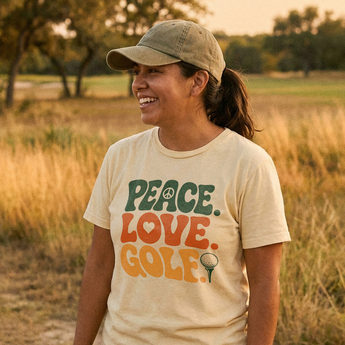 Peace. Love. Golf. Type T-Shirt