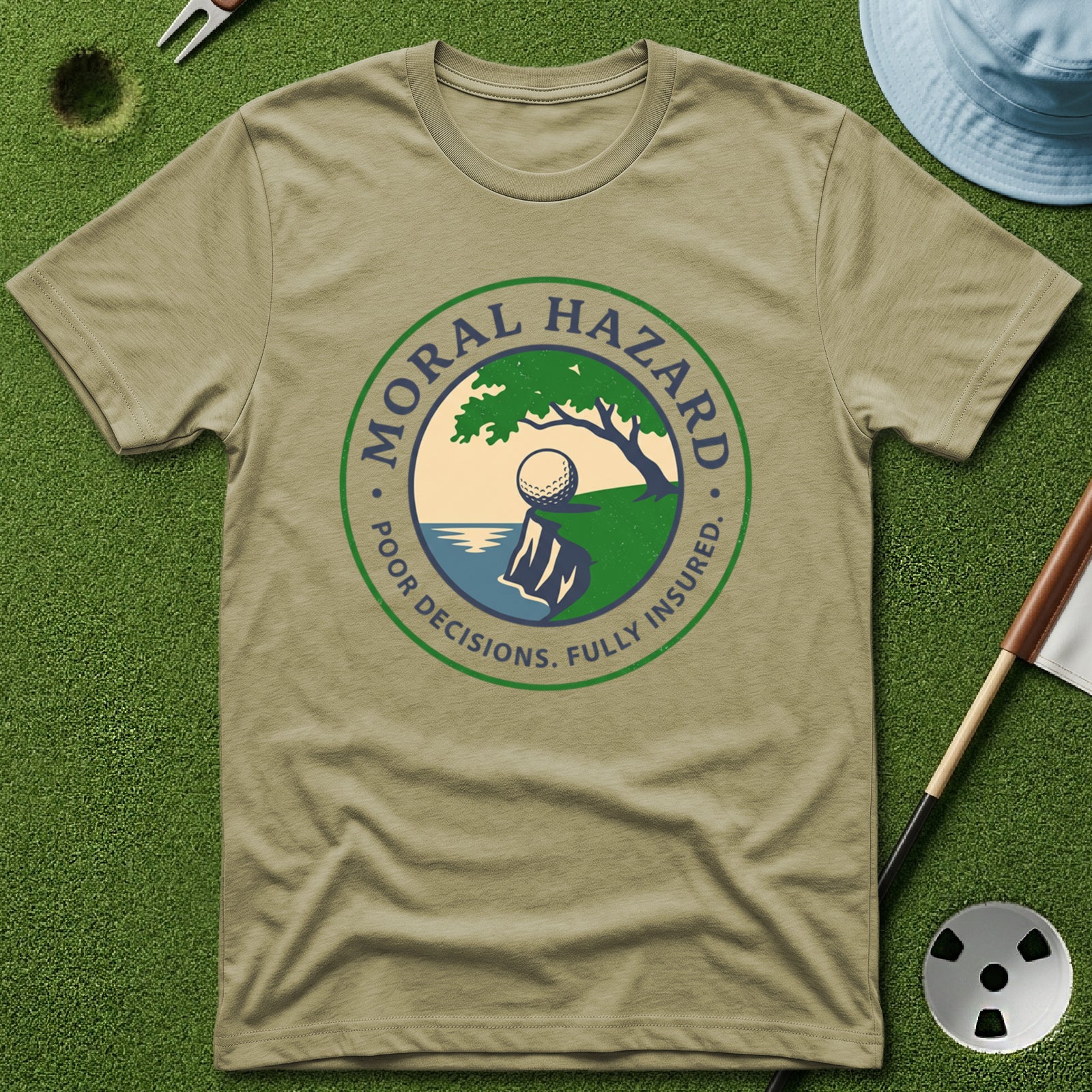 Moral Hazard Badge T-Shirt