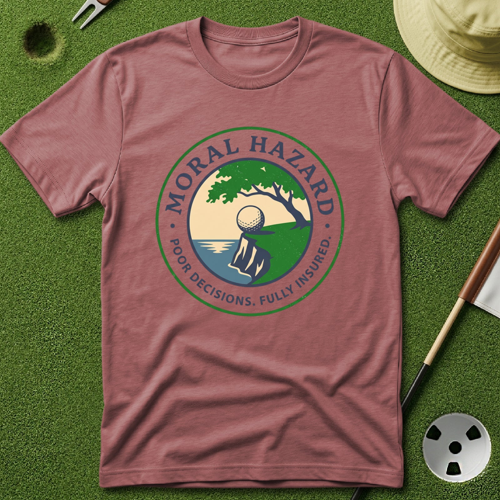 Moral Hazard Badge T-Shirt