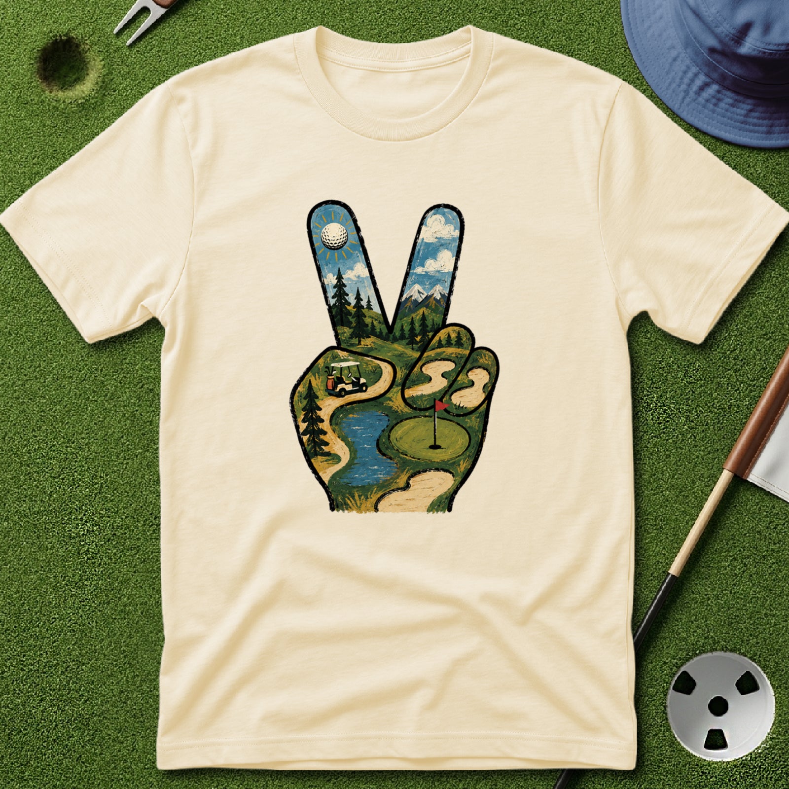 Peace Sign Hand T-Shirt