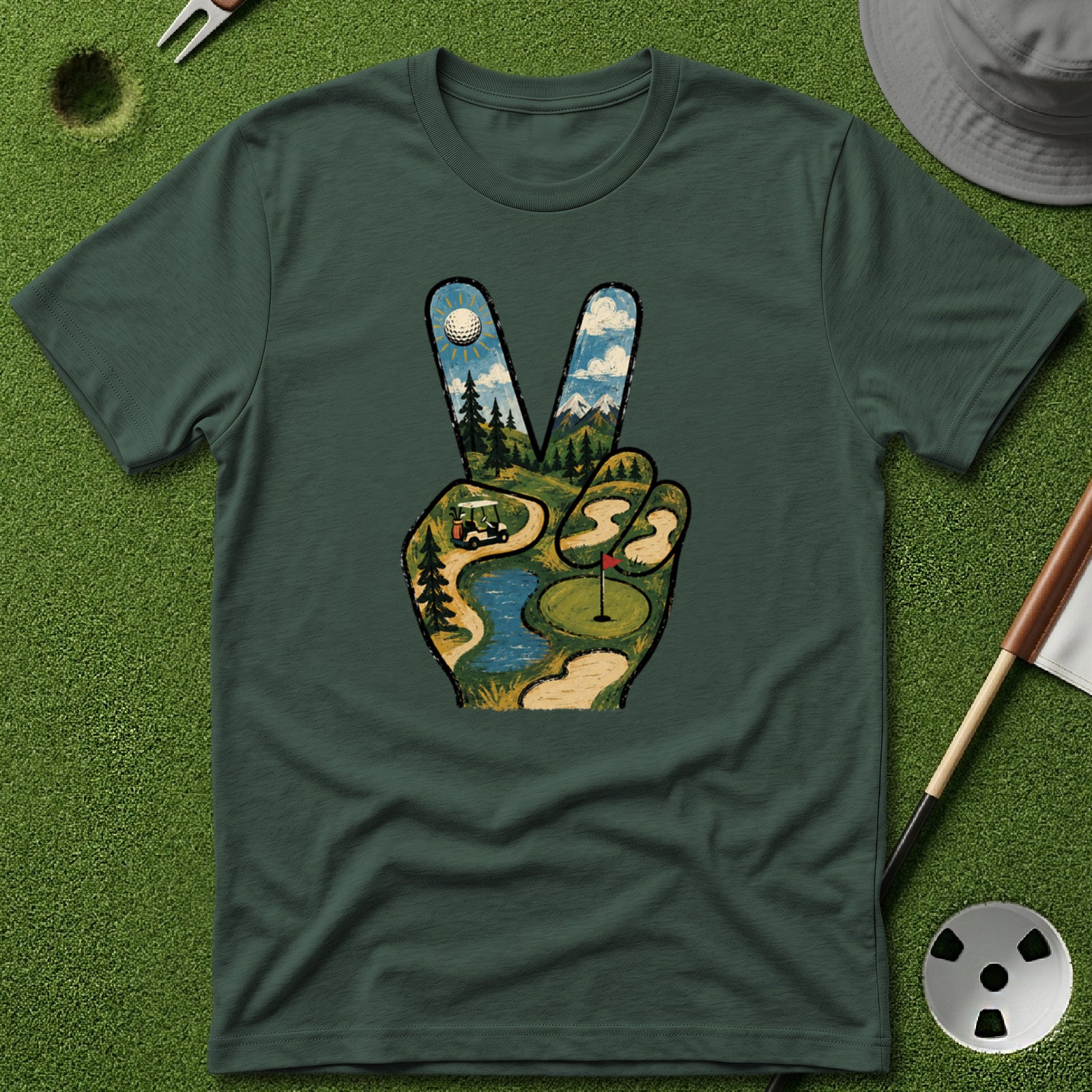 Peace Sign Hand T-Shirt