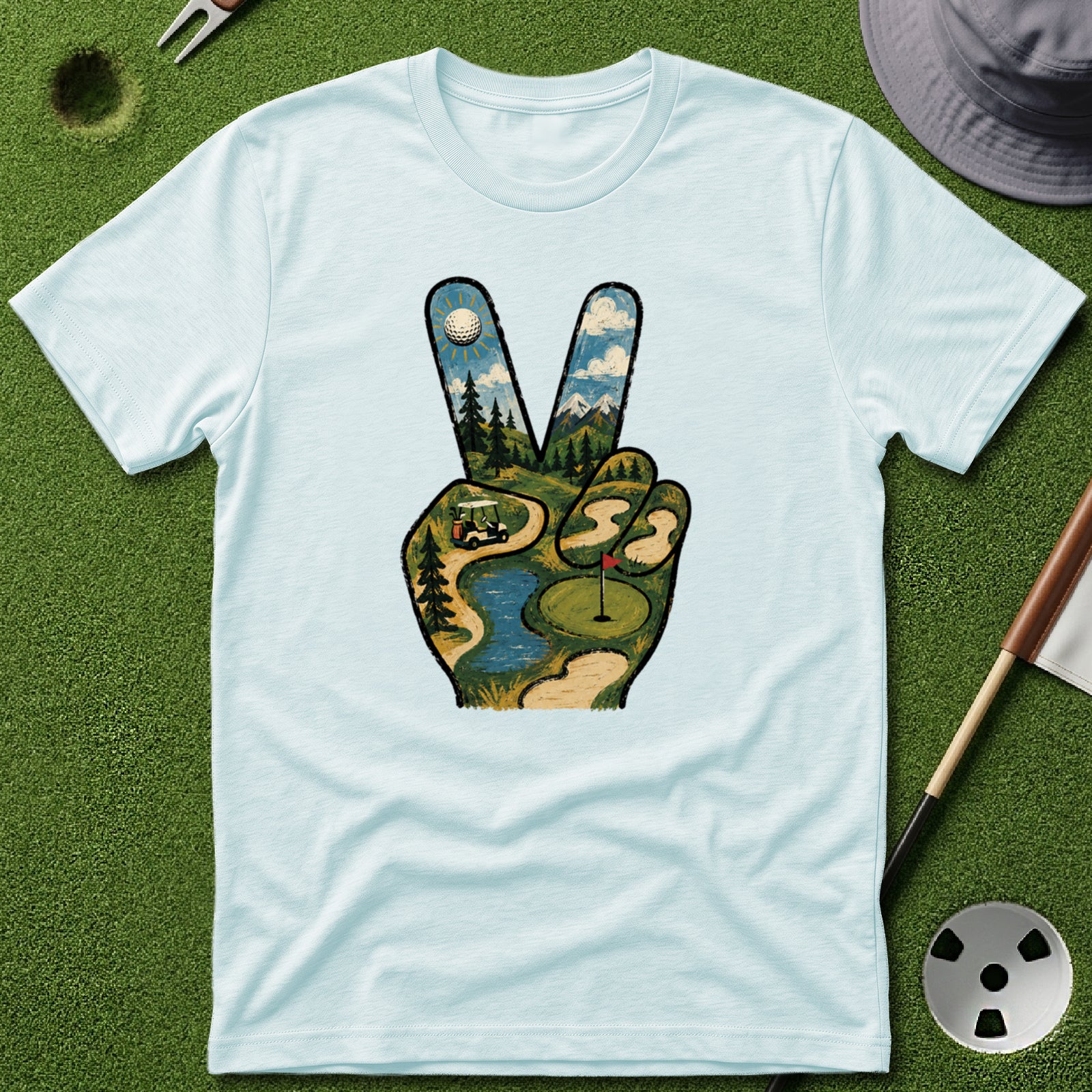 Peace Sign Hand T-Shirt