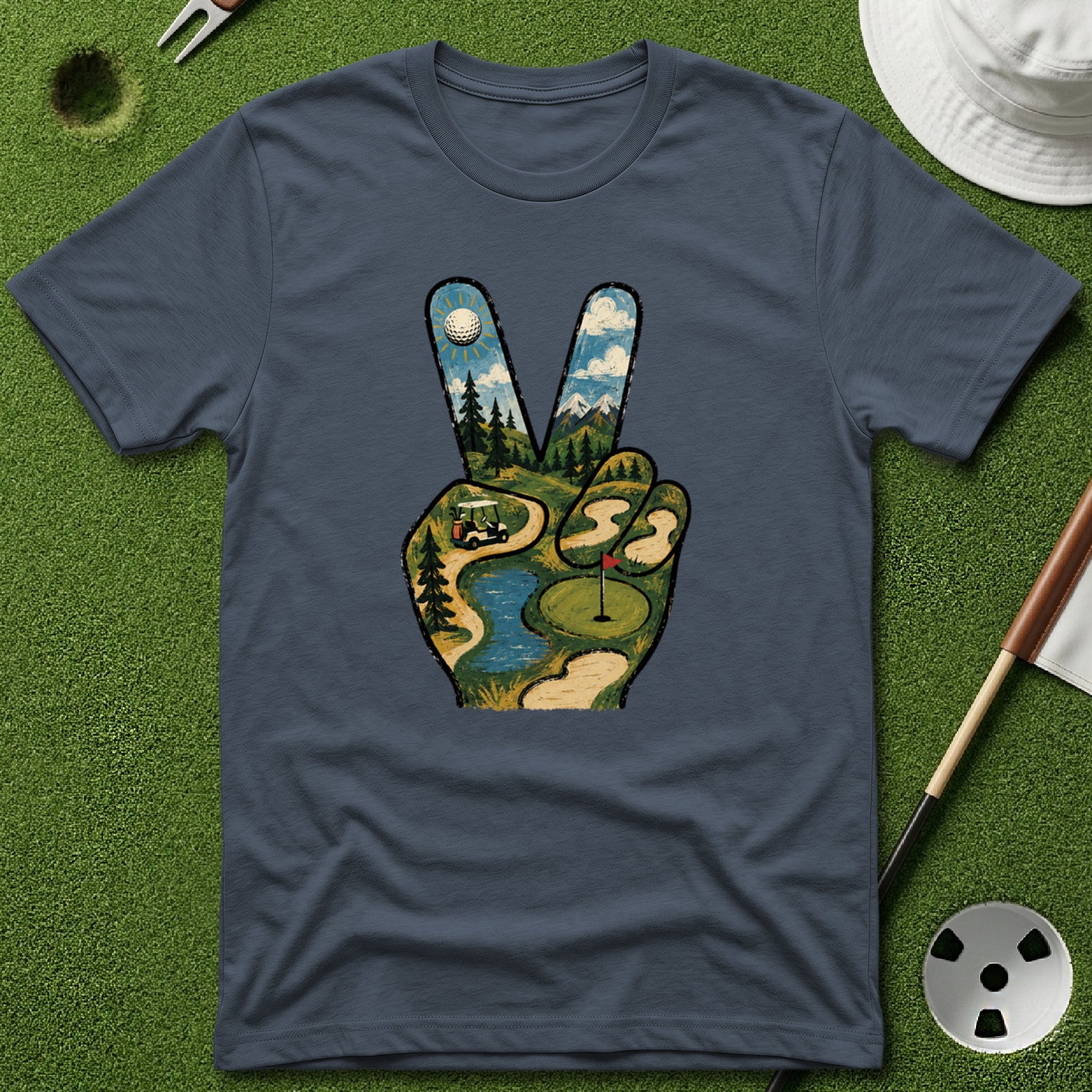 Peace Sign Hand T-Shirt
