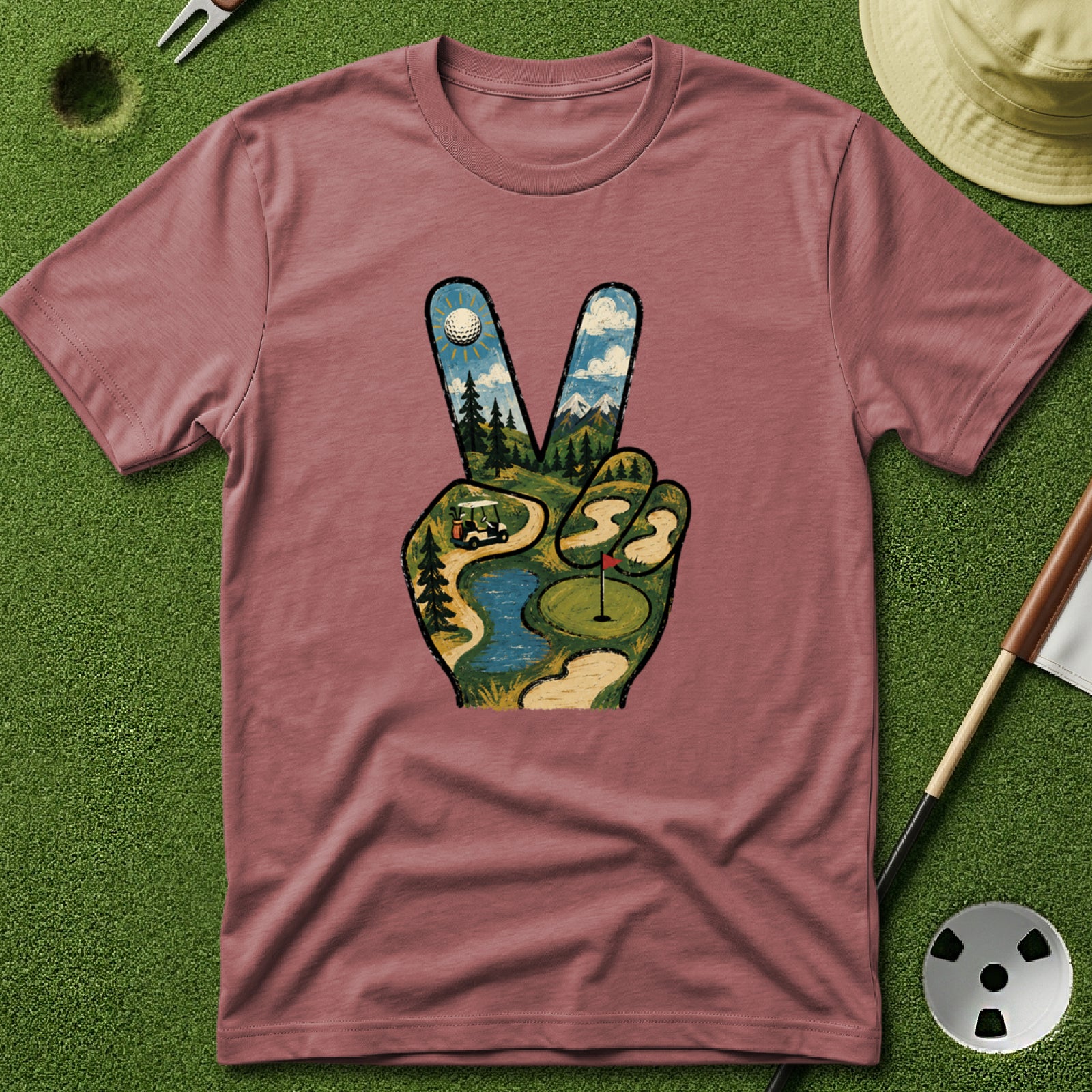 Peace Sign Hand T-Shirt