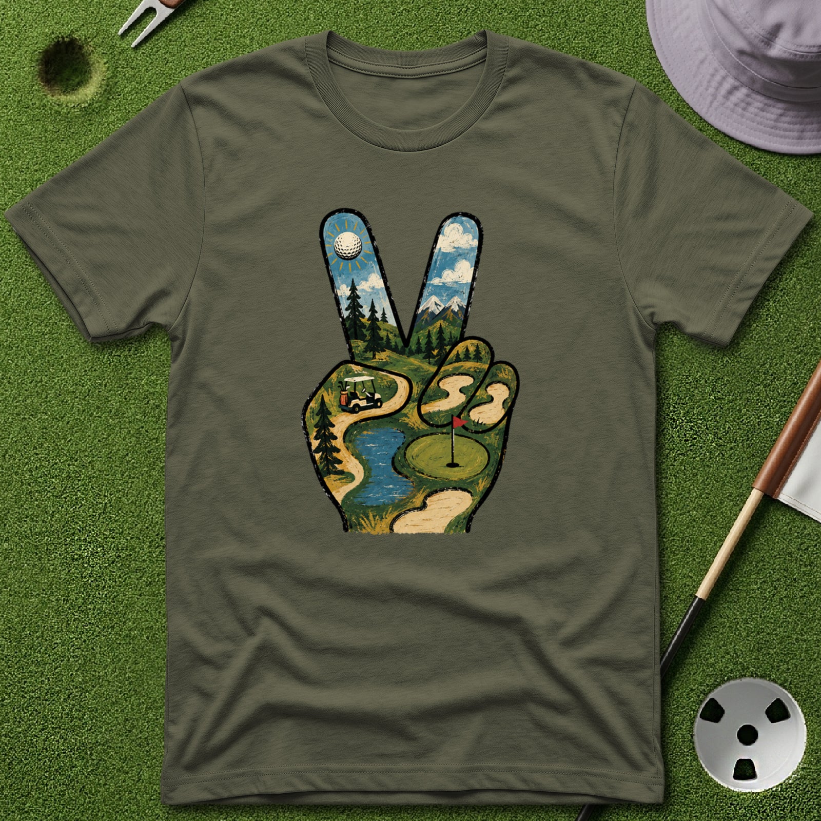 Peace Sign Hand T-Shirt