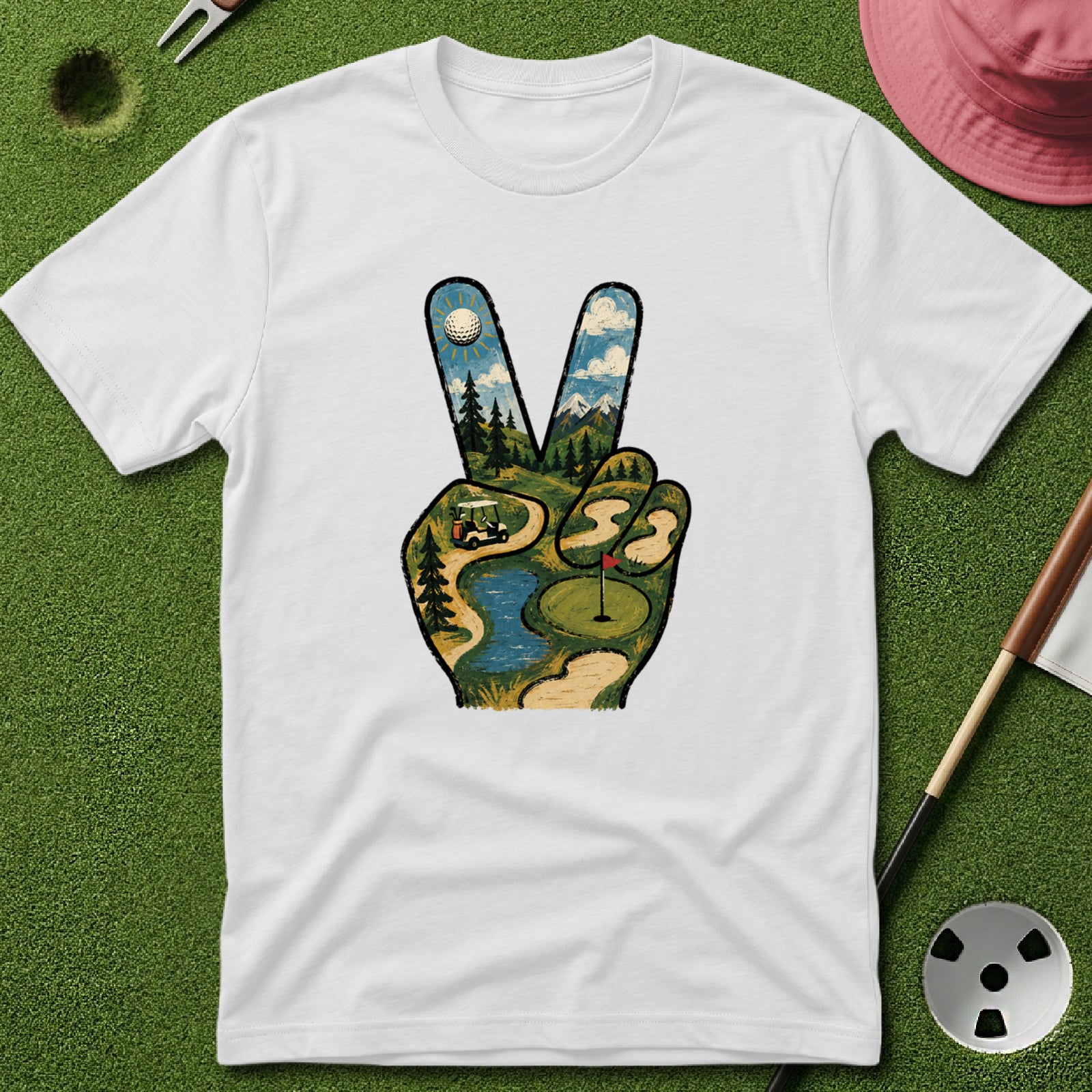 Peace Sign Hand T-Shirt