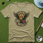 Peace. Love. Golf. Crest T-Shirt