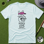 Peace, Love, Golf T-Shirt