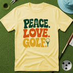 Peace. Love. Golf. Type T-Shirt