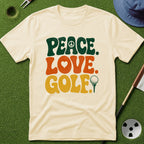 Peace. Love. Golf. Type T-Shirt