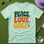 Peace. Love. Golf. Type T-Shirt