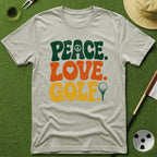 Peace. Love. Golf. Type T-Shirt