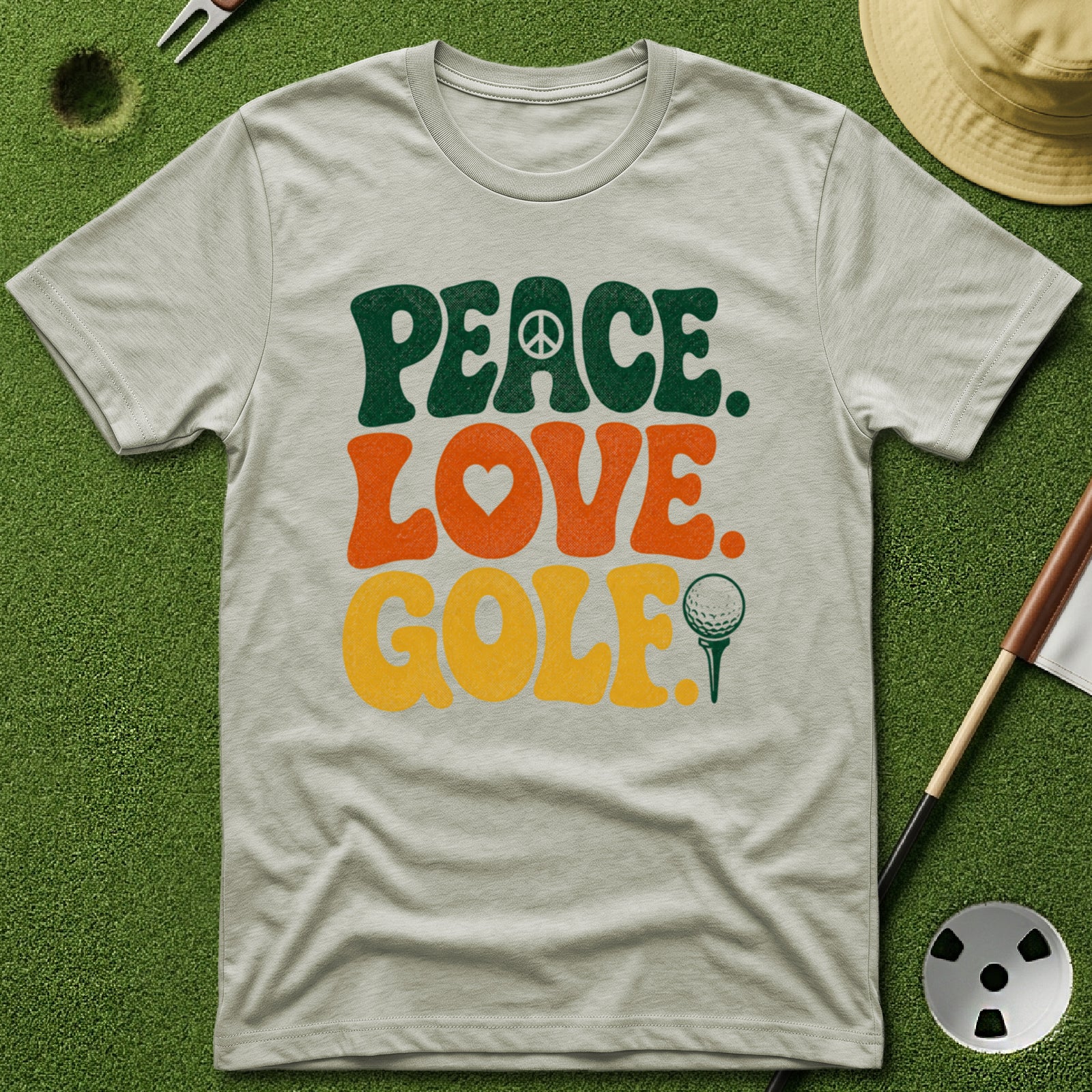 Peace. Love. Golf. Type T-Shirt