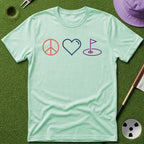 Peace. Love. Golf. Icons T-Shirt