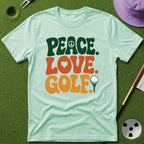 Peace. Love. Golf. Type T-Shirt