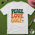 Peace. Love. Golf. Type T-Shirt