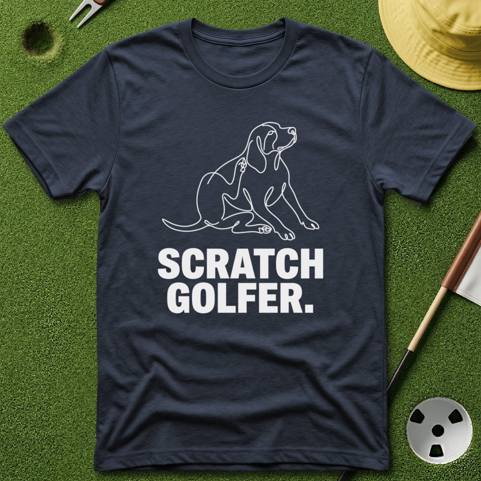 Scratch Golfer. T-Shirt