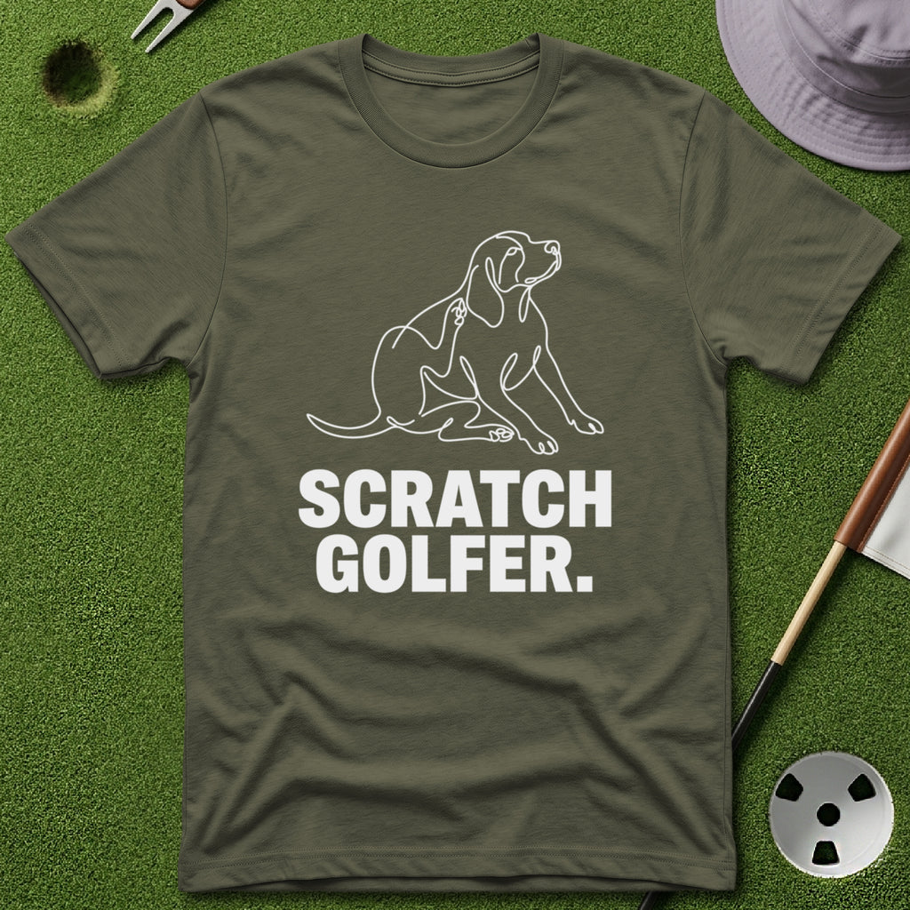 Scratch Golfer. T-Shirt
