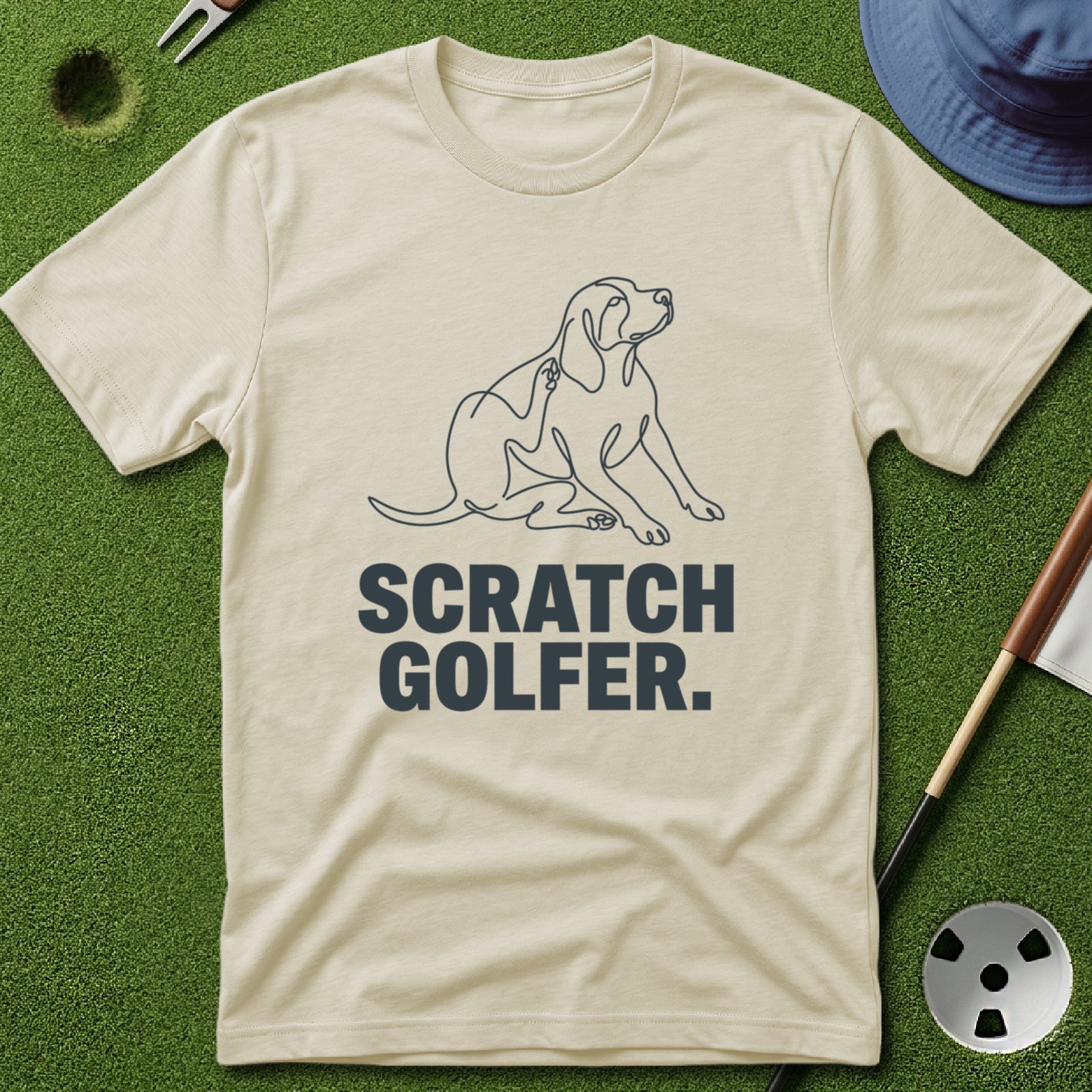 Scratch Golfer. T-Shirt