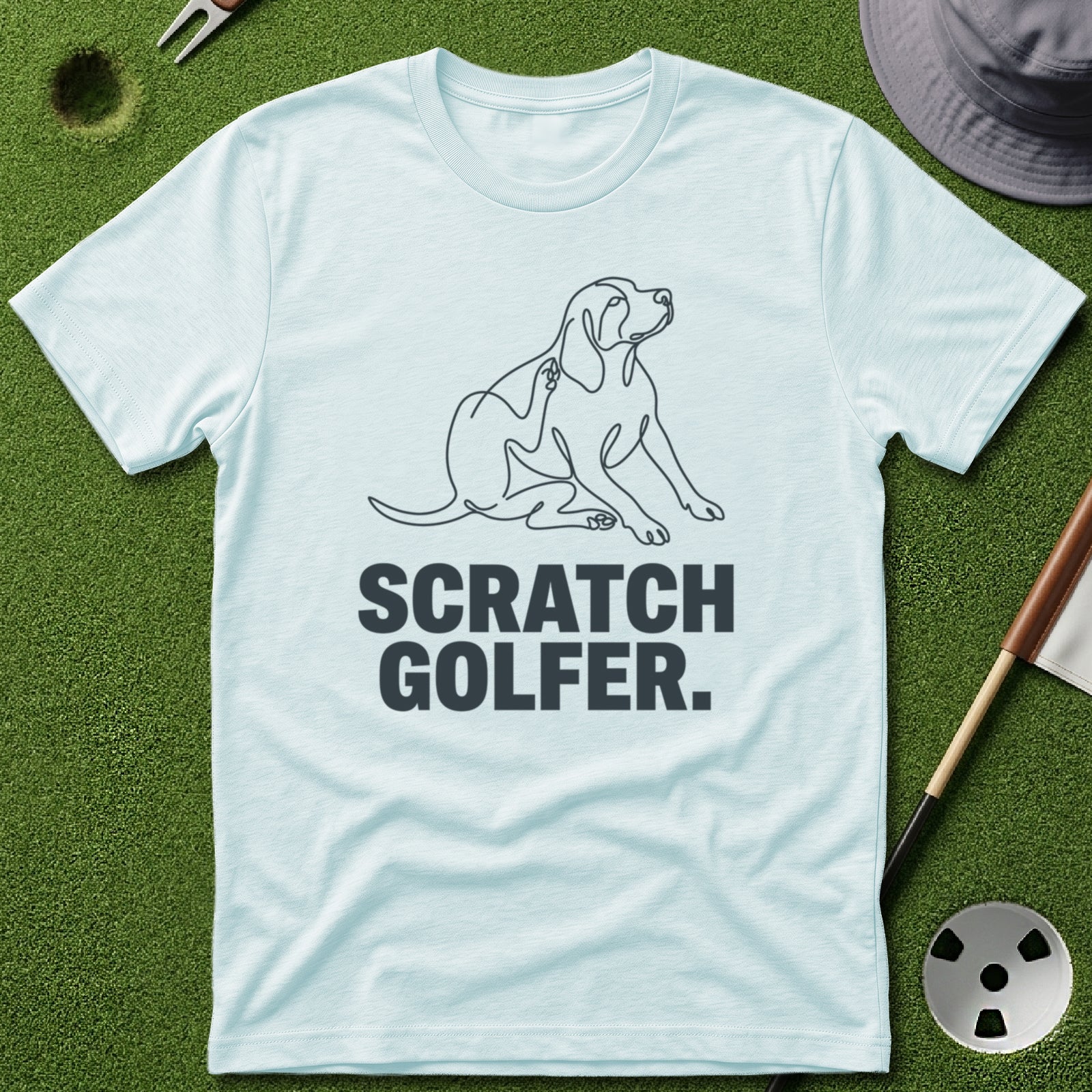Scratch Golfer. T-Shirt
