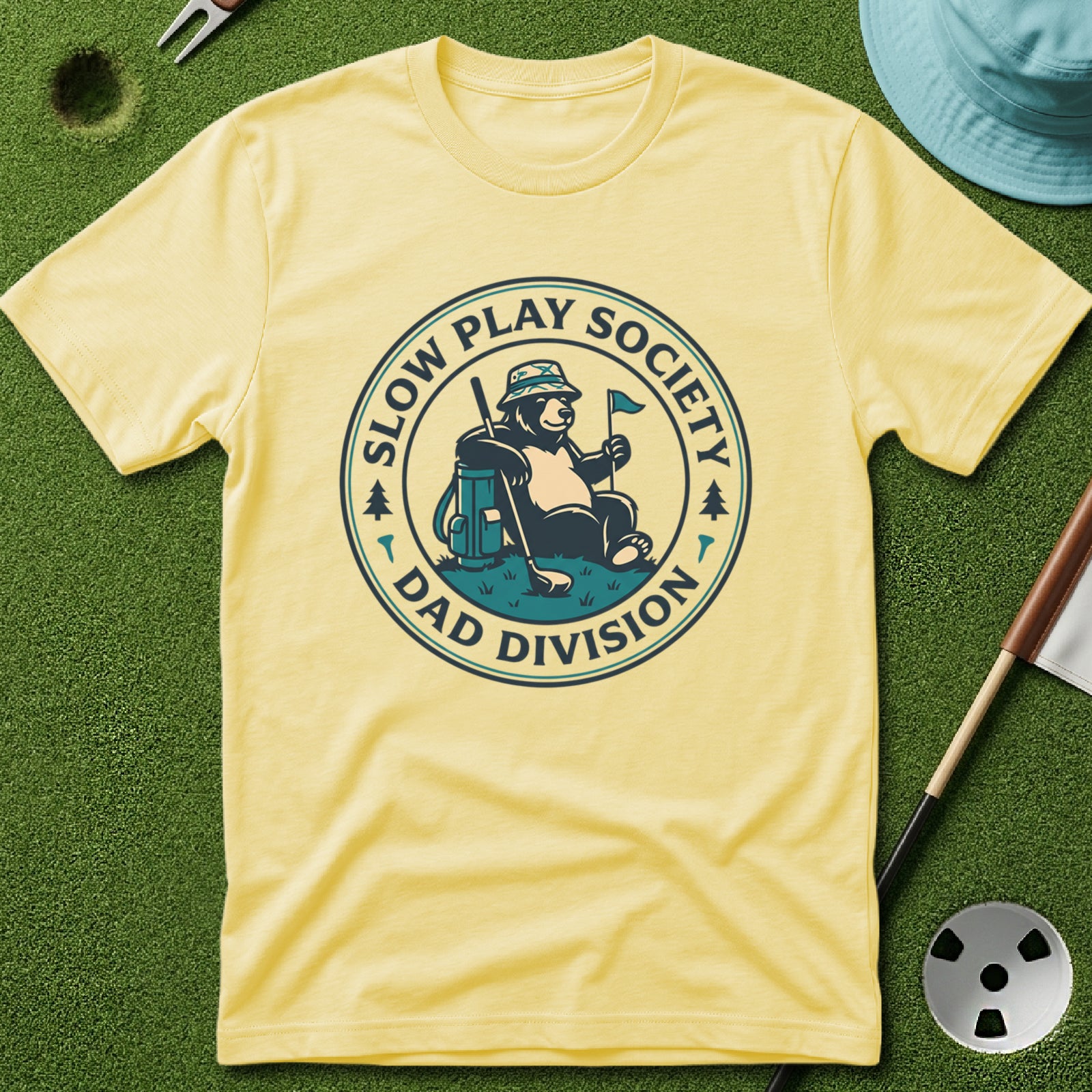 Slow Play Society - Dad Division T-Shirt