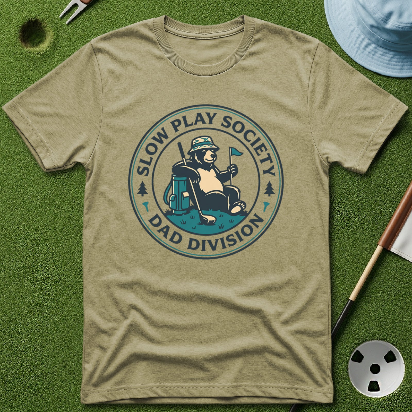 Slow Play Society - Dad Division T-Shirt
