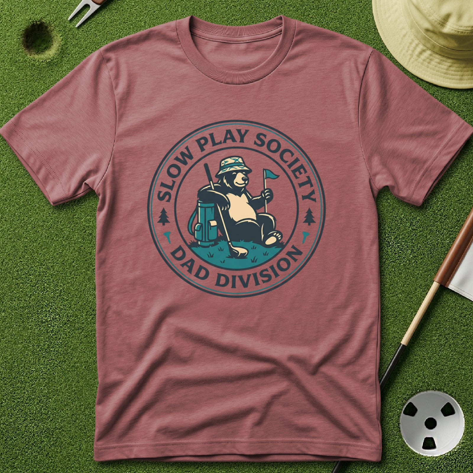 Slow Play Society - Dad Division T-Shirt