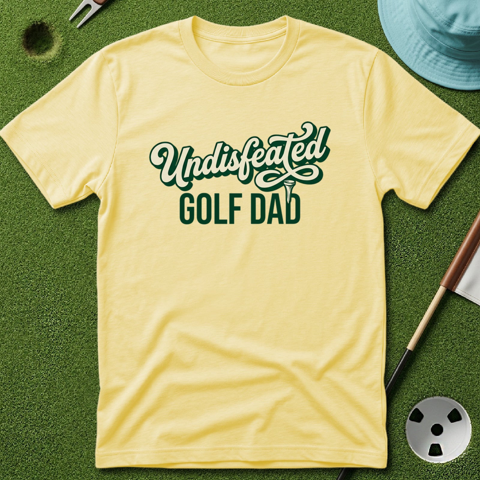Undisfeated Golf Dad T-Shirt