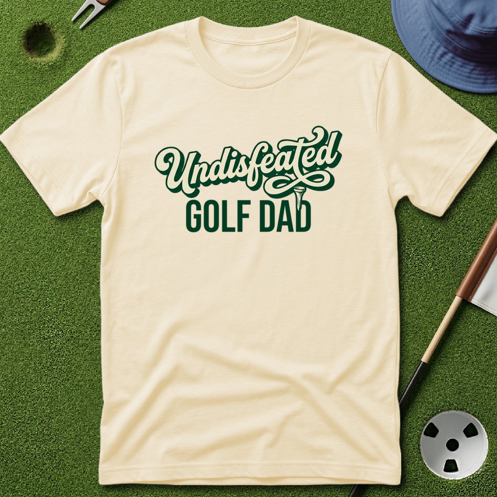 Undisfeated Golf Dad T-Shirt