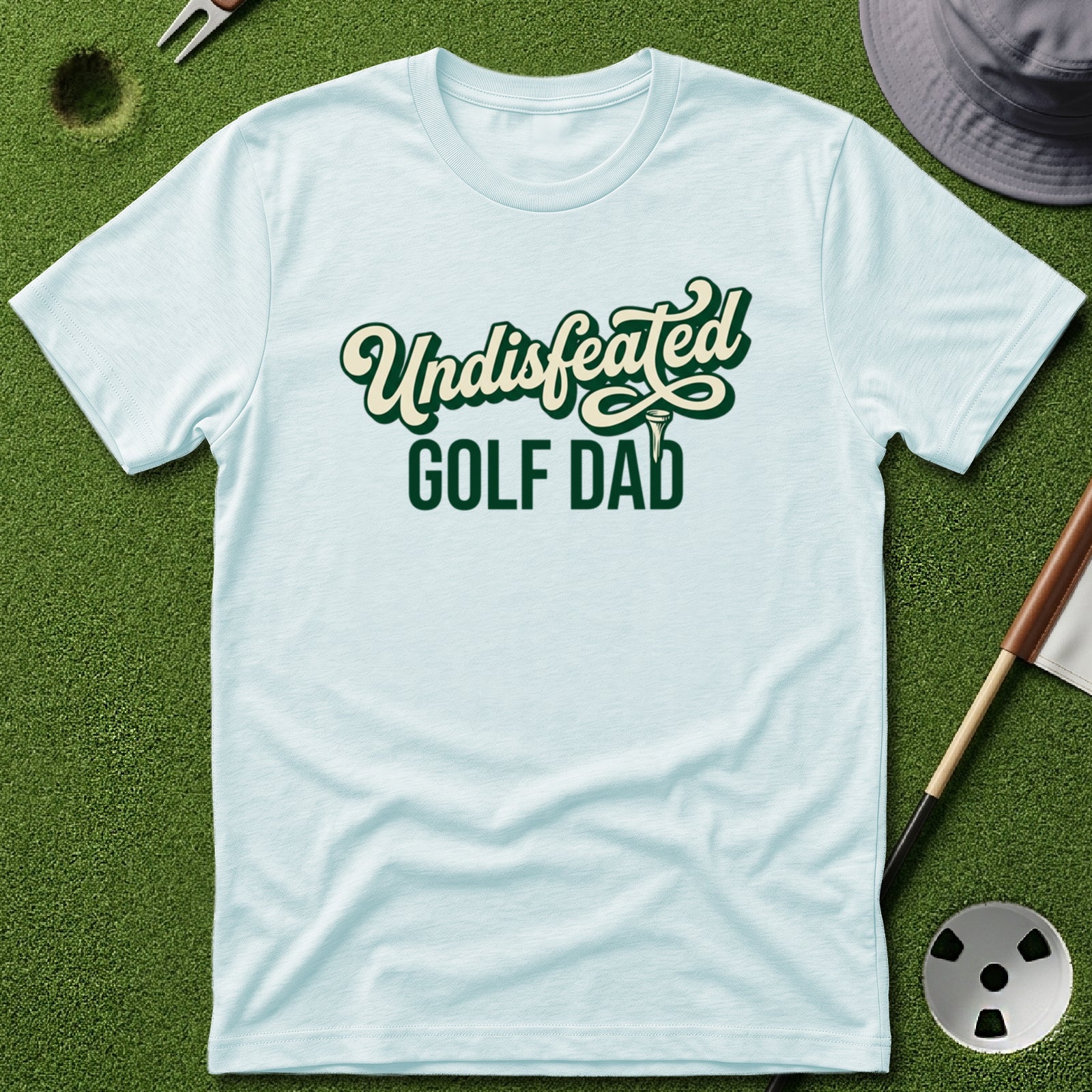 Undisfeated Golf Dad T-Shirt