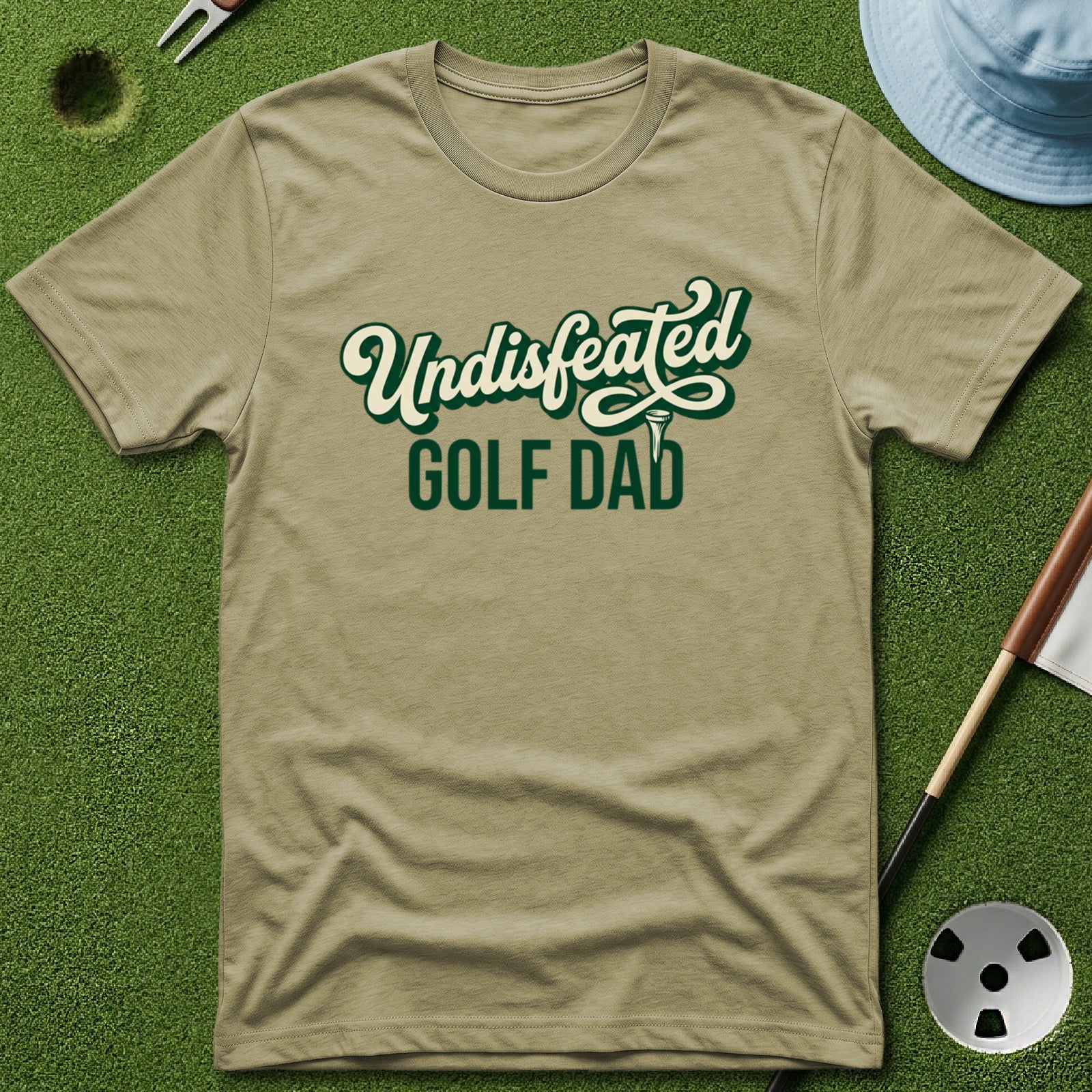 Undisfeated Golf Dad T-Shirt