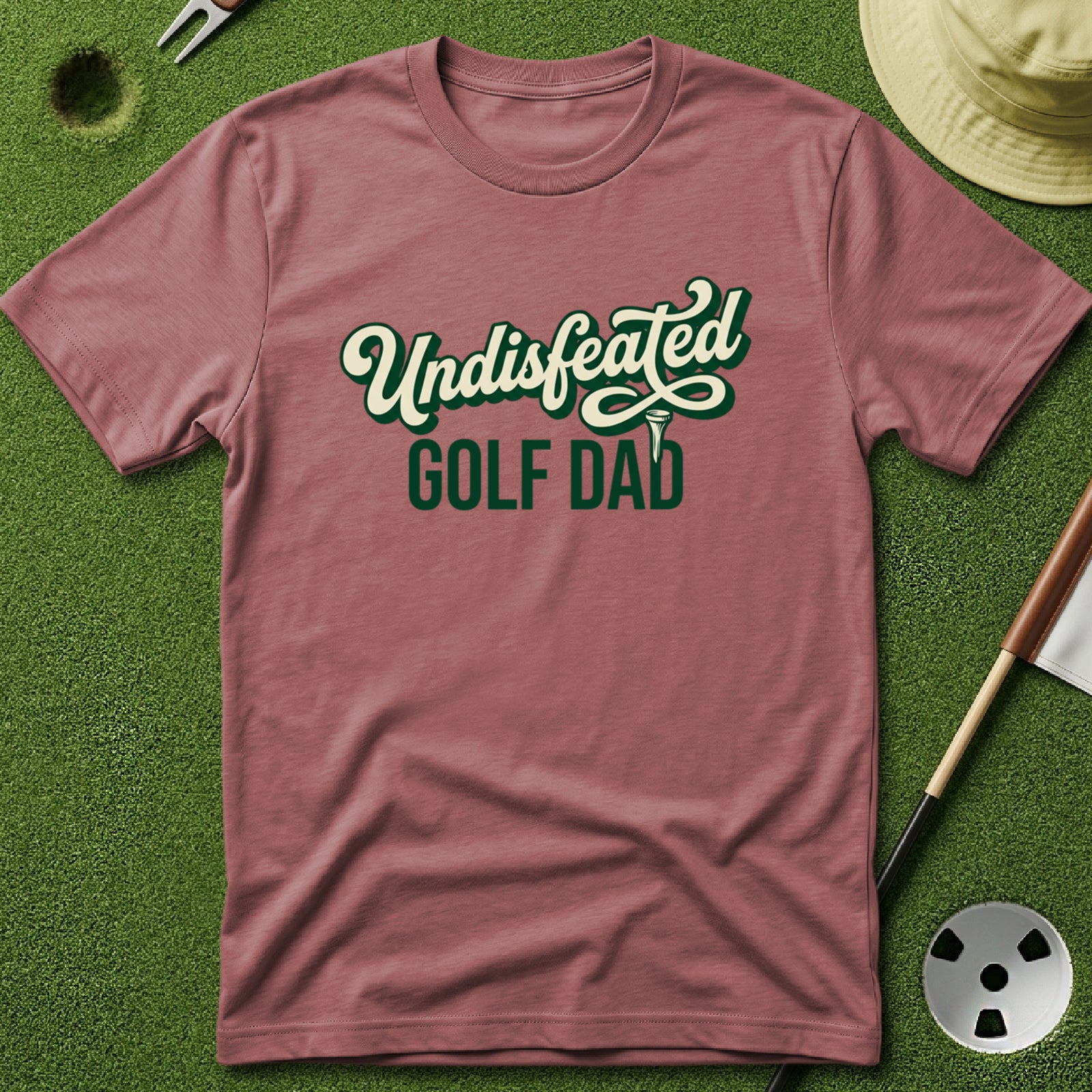 Undisfeated Golf Dad T-Shirt