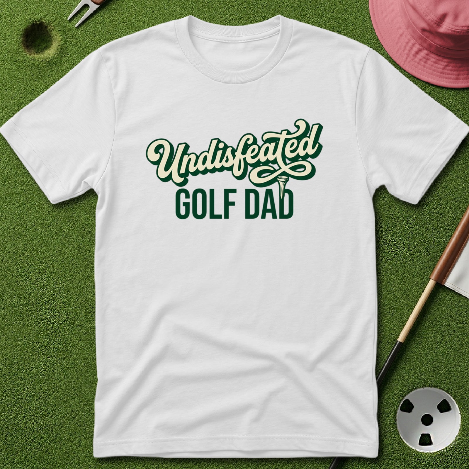 Undisfeated Golf Dad T-Shirt